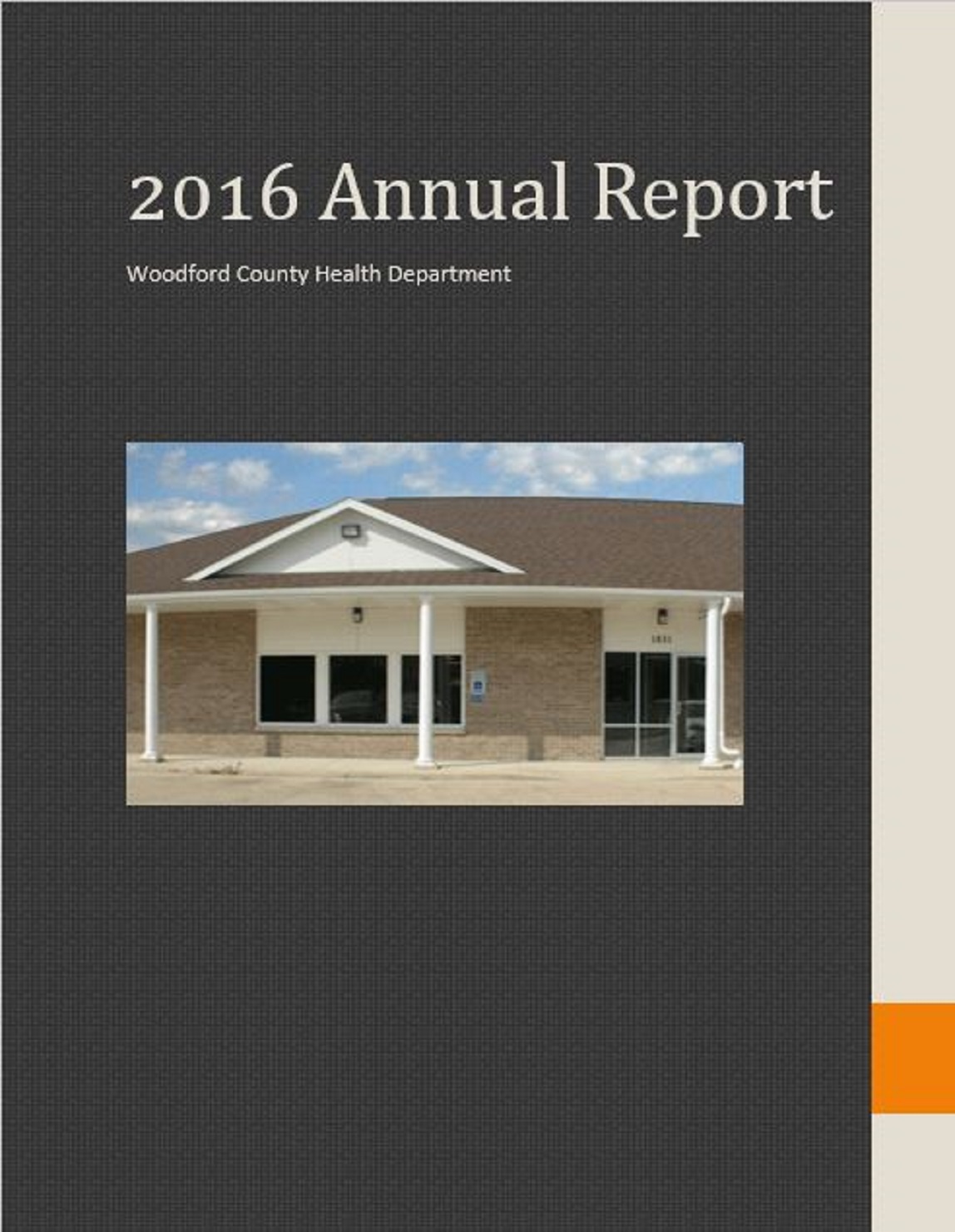 2016 Annual Report Cover